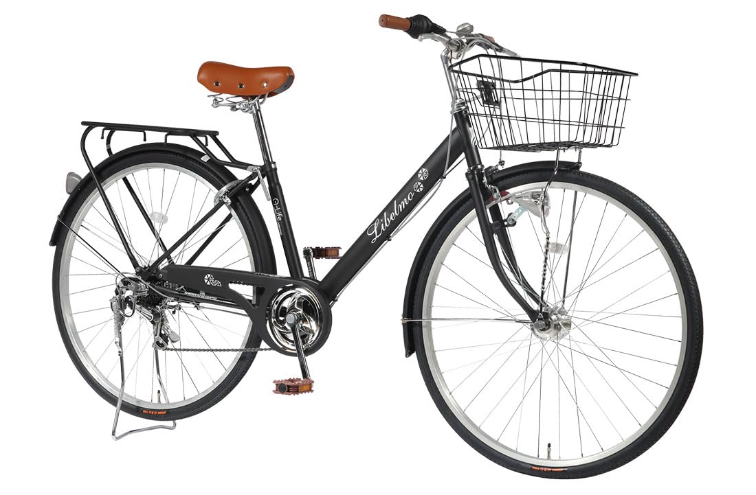 Amazon | 防災サイクル 27型 6段変速・LEDオートライト付 V型